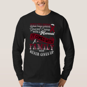 Sickle Cell Disease Awareness Family Support Burgu T-Shirt