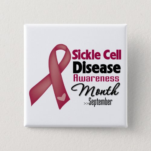 Sickle Cell Disease Awareness Month Pinback Button