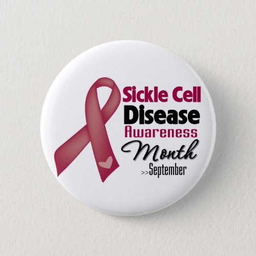 Sickle Cell Disease Awareness Month Pinback Button