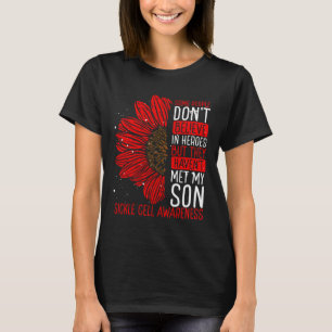 Sickle Cell Disease Awareness Ribbon Son Survivor T-Shirt