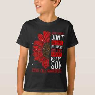 Sickle Cell Disease Awareness Ribbon Son Survivor T-Shirt