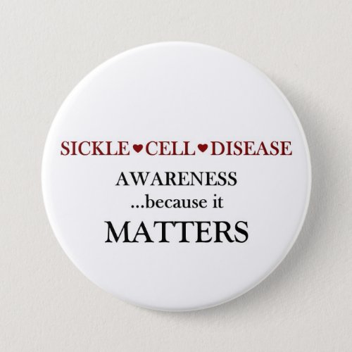 Sickle Cell Disease Pinback Button