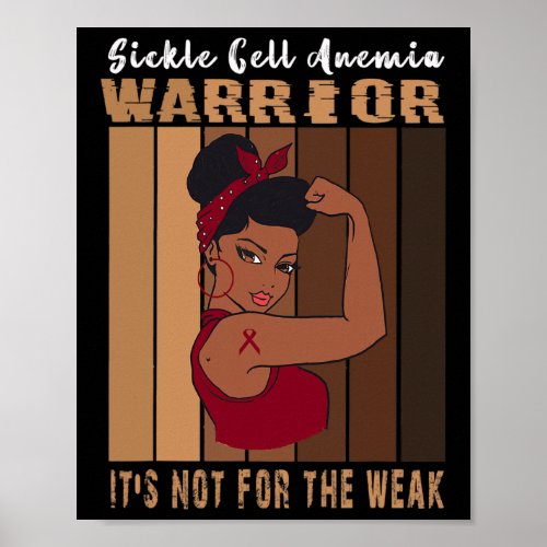 Sickle_Cell Disease  _ Sickle Cell Awareness Gifts Poster