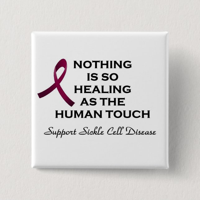 Sickle Cell Disease Support Button (Front)