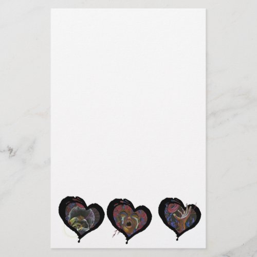 Sickle Cell Heart  Art Stationery