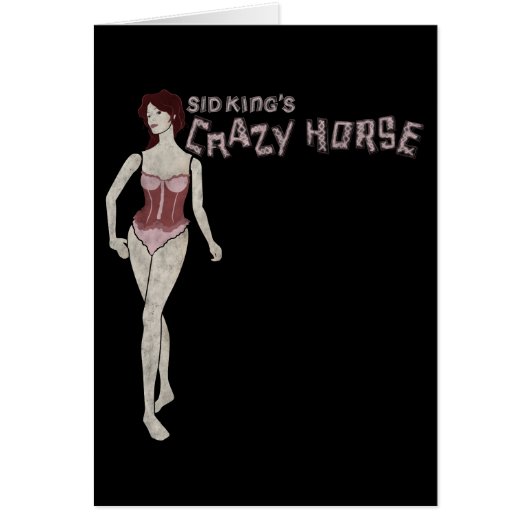 sid king's crazy horse mannequin cards (Front)