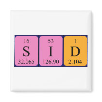 Sid periodic table name magnet