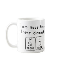 Sid periodic table name mug
