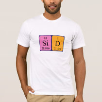 Sid periodic table name shirt