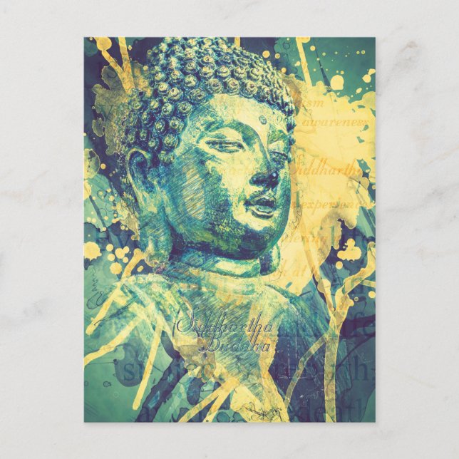 Siddhartha Buddha Postcard (Front)