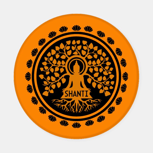 Siddhartha Gautama, Buddhist Art Coaster Set (Single)