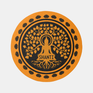 Siddhartha Gautama, Buddhist Art Outdoor Rug