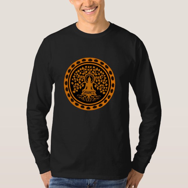 Siddhartha Gautama, Buddhist Art T-Shirt (Front)