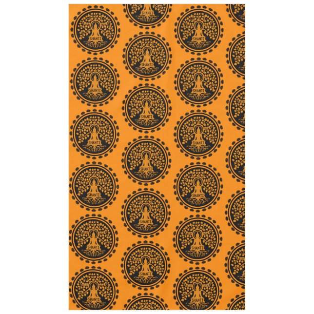 Siddhartha Gautama, Buddhist Art Tablecloth (Front)