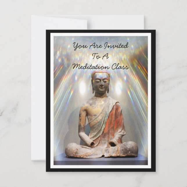 Siddhartha Gautama Statue Invitation (Front)
