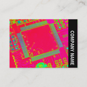 Side Band - Colorful Abstract Circuitry Business Card