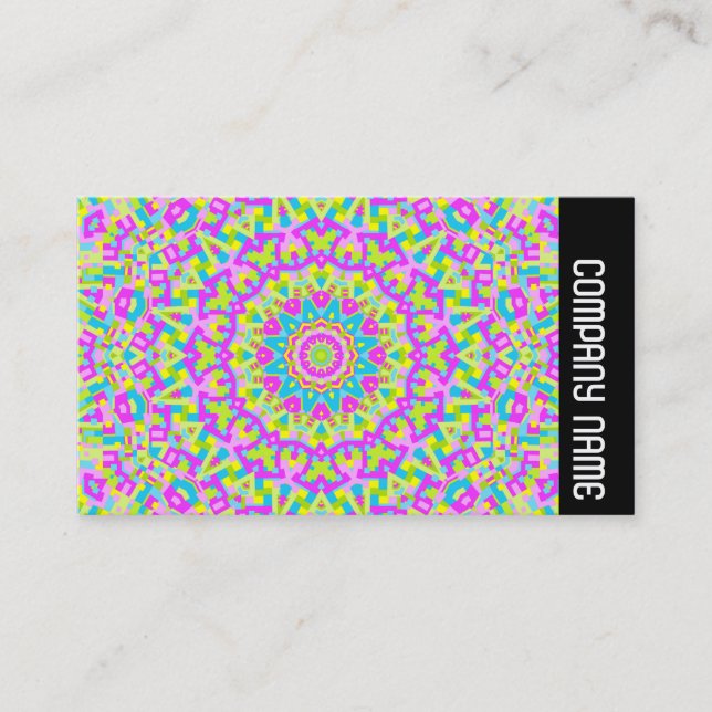 Side Band - Colorful Kaleidoscope 010 Business Card (Front)