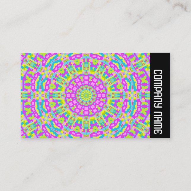 Side Band - Colorful Kaleidoscope 01 Business Card (Front)