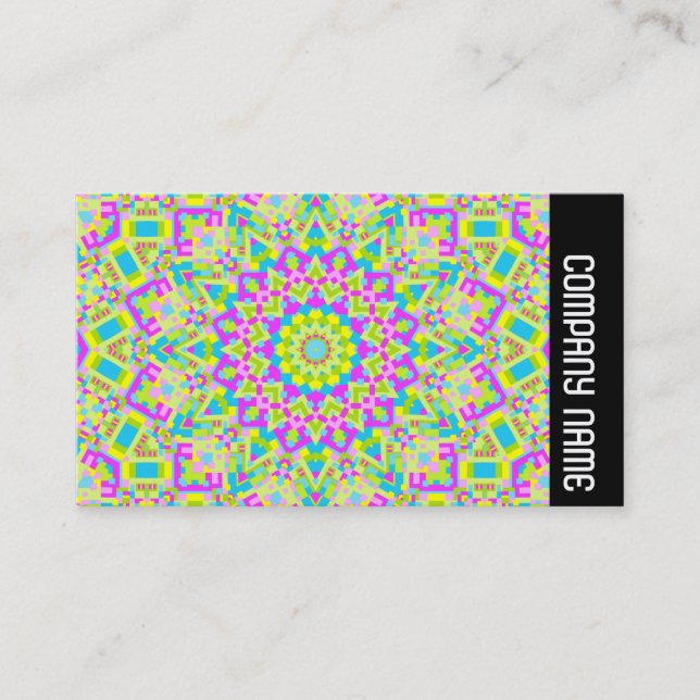 Side Band - Colorful Kaleidoscope 02 Business Card (Front)