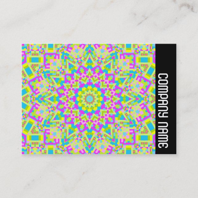 Side Band - Colorful Kaleidoscope 02 Business Card (Front)