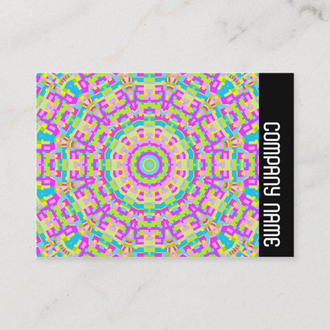 Side Band - Colorful Kaleidoscope 03 Business Card (Front)