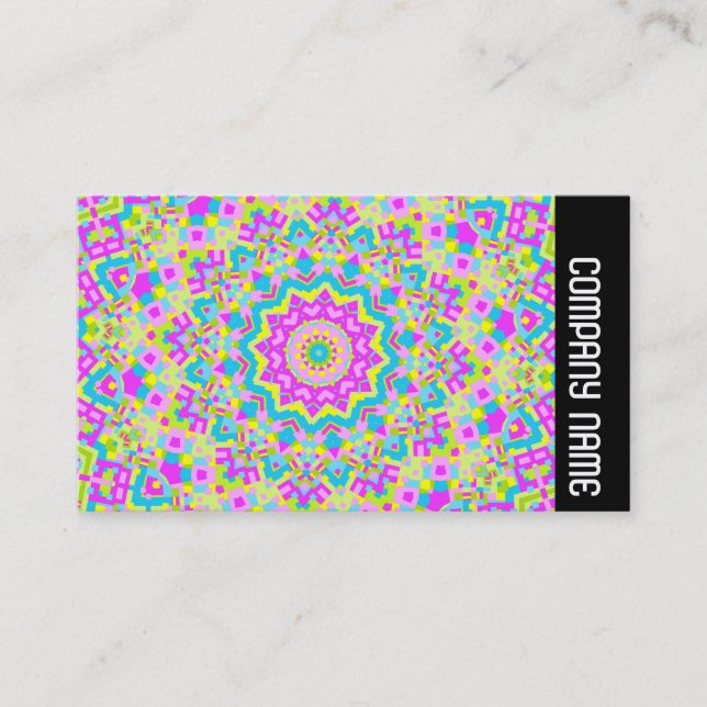 Side Band - Colorful Kaleidoscope 04 Business Card (Front)
