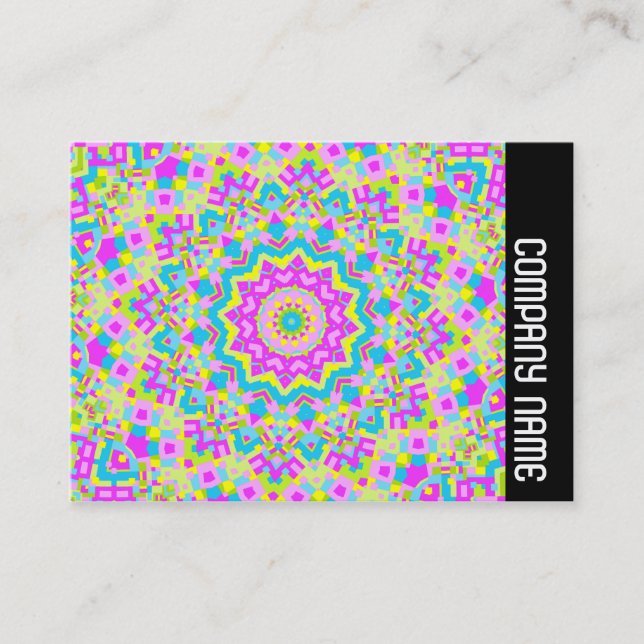 Side Band - Colorful Kaleidoscope 04 Business Card (Front)