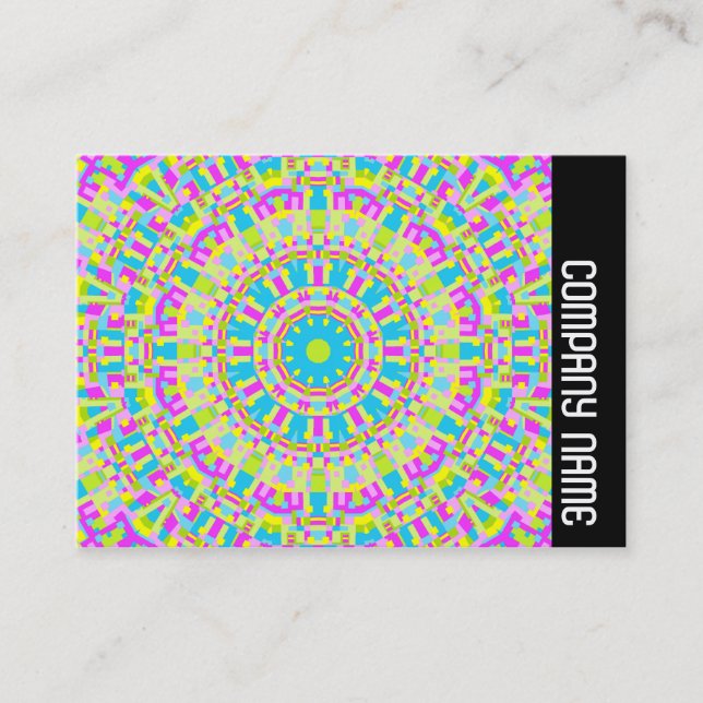 Side Band - Colorful Kaleidoscope 06 Business Card (Front)