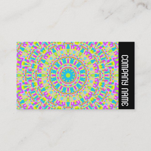 Side Band - Colorful Kaleidoscope 06 Business Card (Front)