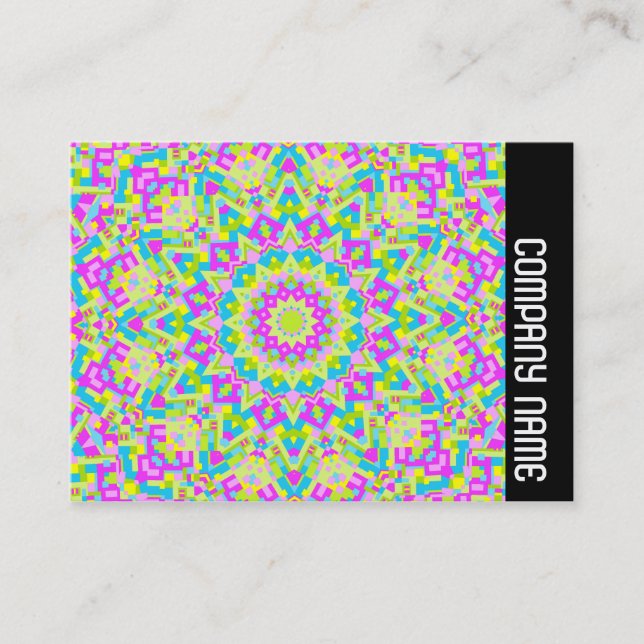 Side Band - Colorful Kaleidoscope 07 Business Card (Front)