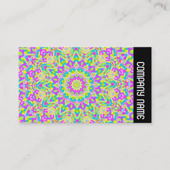 Side Band - Colorful Kaleidoscope 07 Business Card (Front)