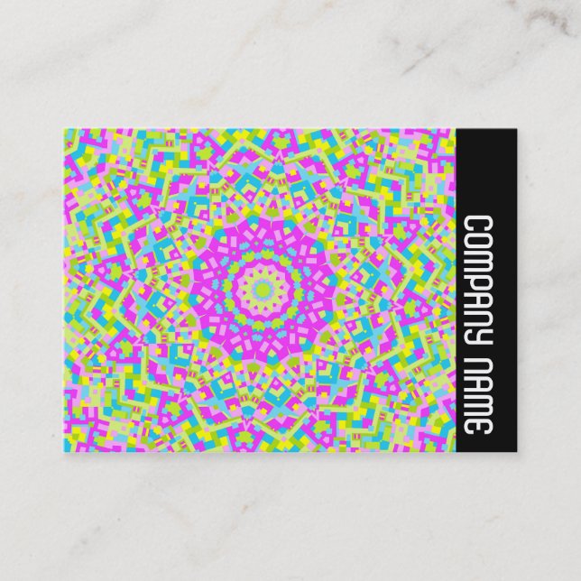 Side Band - Colorful Kaleidoscope 08 Business Card (Front)