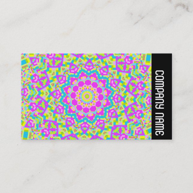 Side Band - Colorful Kaleidoscope 09 Business Card (Front)