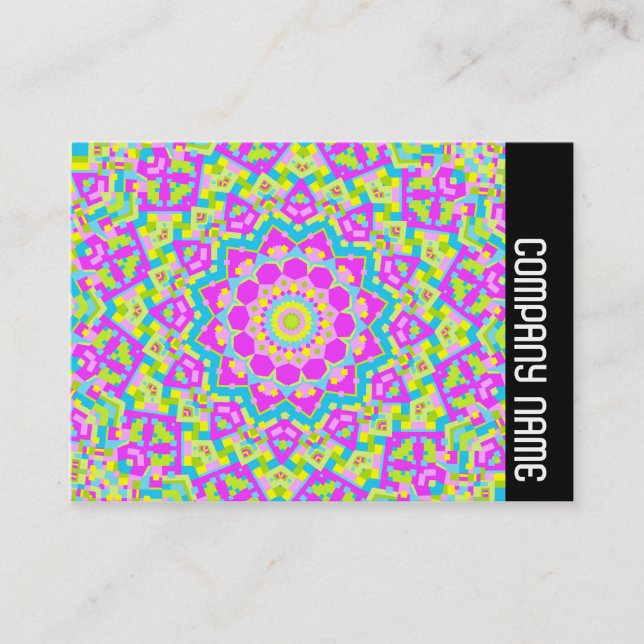 Side Band - Colorful Kaleidoscope 09 Business Card (Front)