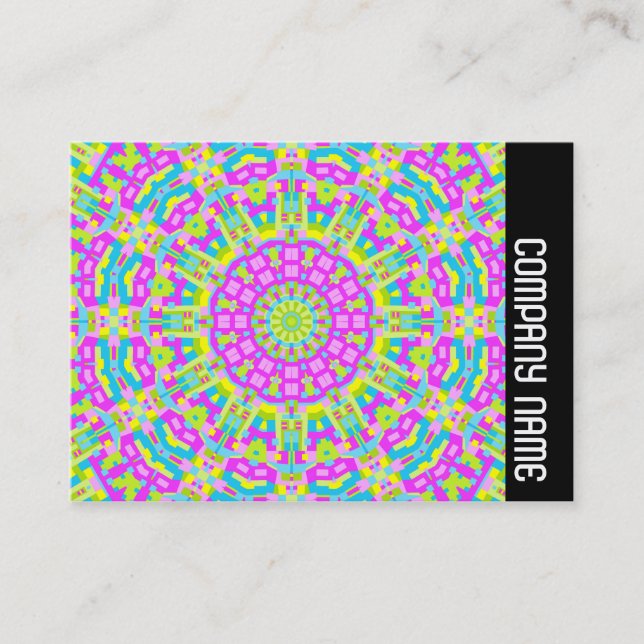 Side Band - Colorful Kaleidoscope Business Card (Front)