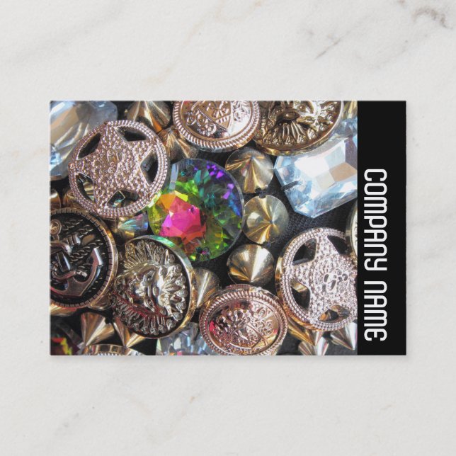 Side Band - Flea Market Bling Business Card (Front)