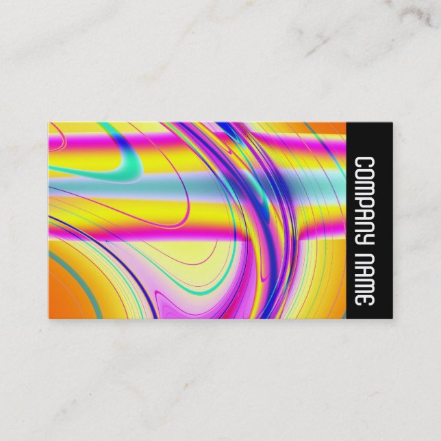 Side Band -  Fractal Abstract 061012f Business Card (Front)