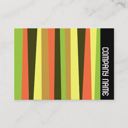 Customizable Side Band - Irregular Stripes Business Card Templates