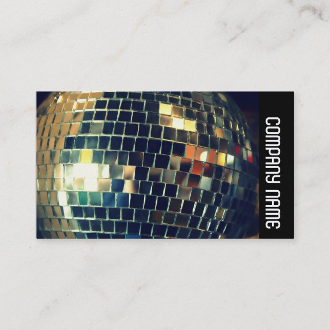 Side Band -  Mirror Ball Business Card (Front)