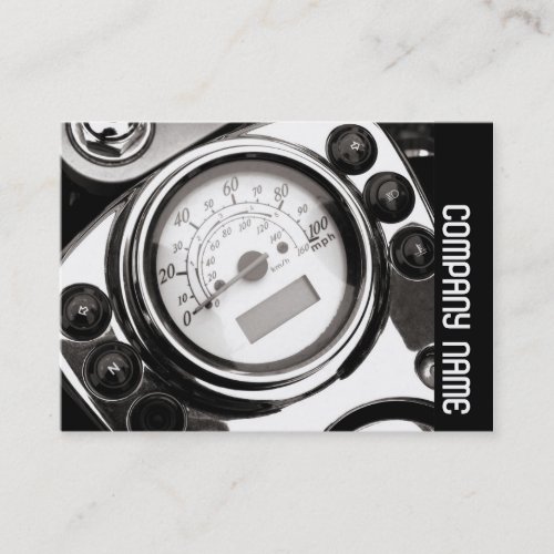 Side Band _ Motorcycle Speedometer Business Card