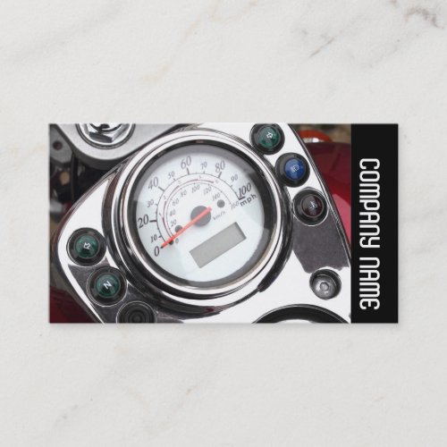 Side Band _  Motorcycle Speedometer Business Card