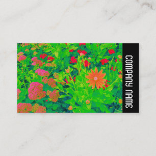Side Band -  Psychedelic Flower Bed Business Card