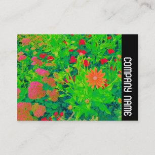 Side Band - Psychedelic Flower Bed Business Card