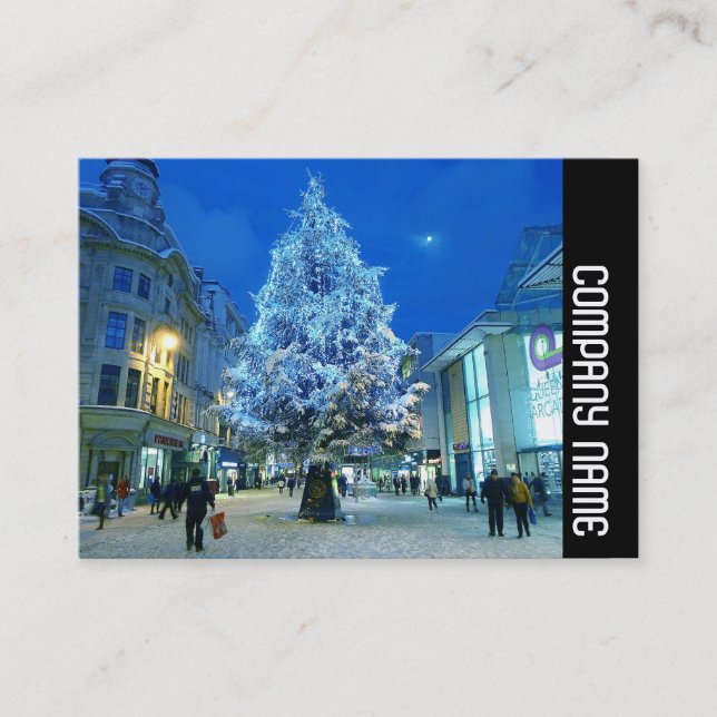 Side Band - Snow in Cardiff Business Card (Front)