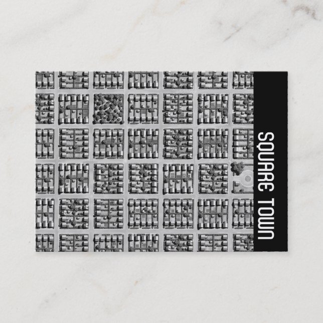 Side Band - Square Town Business Card (Front)