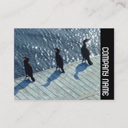 Customizable Side Band - Three Cormorants Business Card Templates