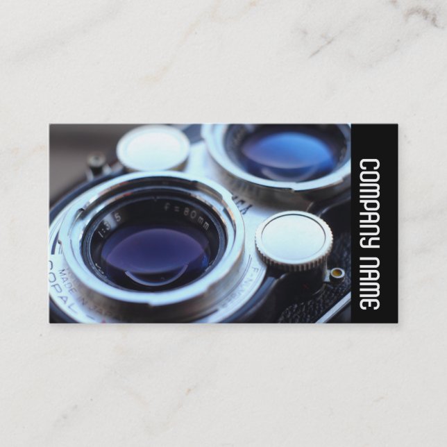 Side Band - Vintage TLR Camera Business Card (Front)
