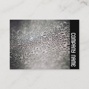 Side Band - Water Droplets on Glass 02 Business Card