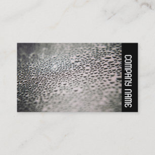 Side Band - Water Droplets on Glass 02 Business Card