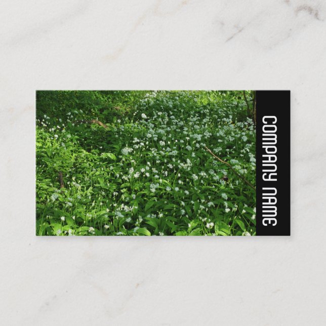 Side Band - Woodland Flowers Business Card (Front)